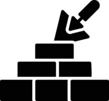 Brickwork Glyph Icon vector