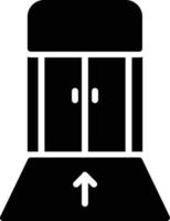 Boarding gate Glyph Icon vector