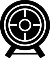 Target Glyph Icon vector