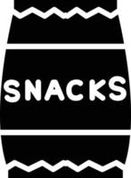 Snacks Glyph Icon vector