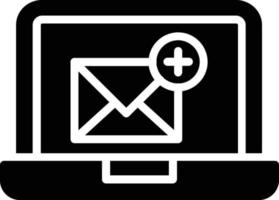 Email Glyph Icon vector
