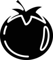 Tomato Glyph Icon vector