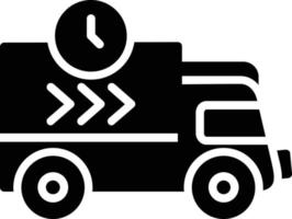 Delivery Glyph Icon vector