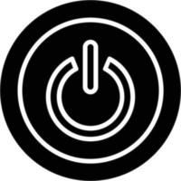 Turn Off Glyph Icon vector