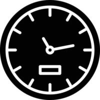 Time Glyph Icon vector