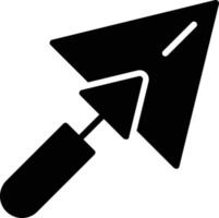 Trowel Glyph Icon vector