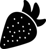 Strawbery Glyph Icon vector