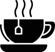 Tea Cup Glyph Icon vector