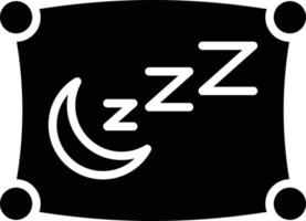 Nap Glyph Icon vector