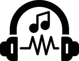 Music Glyph Icon vector
