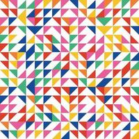 Abstract vector pattern design. Seamless pattern with colorful simple shapes. Geometric shape modern stylish texture.