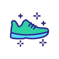 good looking sneakers icon vector outline illustration
