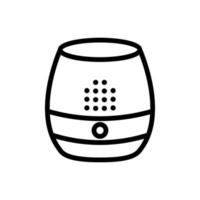 voice control icon vector. Isolated contour symbol illustration vector