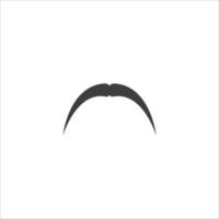 Vector sign of the italy mustache symbol is isolated on a white background. italy mustache icon color editable.