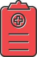 Check List Filled Icon vector
