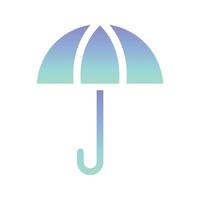 umbrella logo gradient design template icon element vector