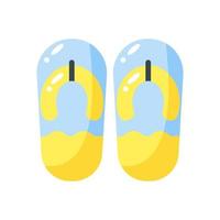 flippers flat style icon. vector illustration for graphic design, website, app