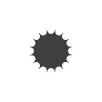 Vector sign of the Star price tag symbol is isolated on a white background. Star price tag icon color editable.