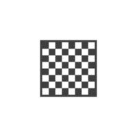 Vector sign of the Chess board symbol is isolated on a white background. Chess board icon color editable.