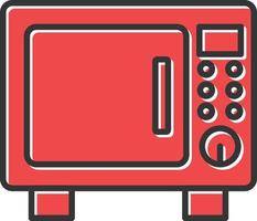 Oven Filled Icon vector