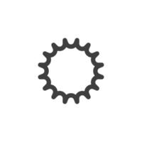 Vector sign of the Star price tag symbol is isolated on a white background. Star price tag icon color editable.