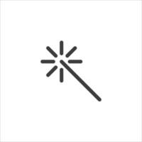 Vector sign of the edit symbol is isolated on a white background. edit icon color editable.