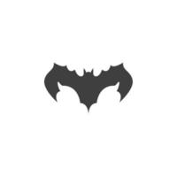 Vector sign of the bat symbol is isolated on a white background. bat icon color editable.