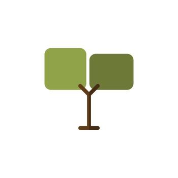 vector de árbol para presentación de icono de símbolo de sitio web