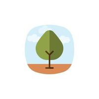 tree vector for website symbol icon presentation