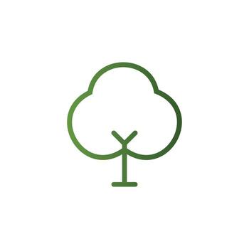 vector de árbol para presentación de icono de símbolo de sitio web