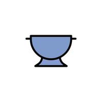 rice bowl vector for website symbol icon presentation