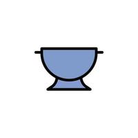 rice bowl vector for website symbol icon presentation