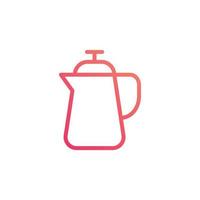 teapot vector for website symbol icon presentation