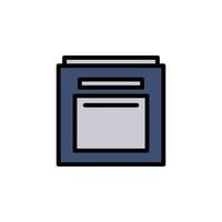 oven vector for website symbol icon presentation