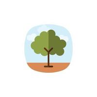 vector de árbol para presentación de icono de símbolo de sitio web