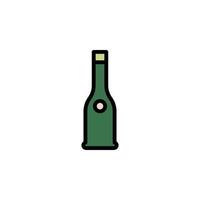 vector de botella para presentación de icono de símbolo de sitio web