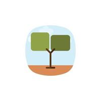 vector de árbol para presentación de icono de símbolo de sitio web