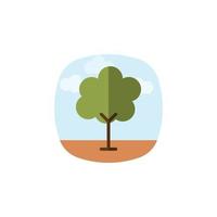 vector de árbol para presentación de icono de símbolo de sitio web