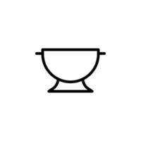 rice bowl vector for website symbol icon presentation