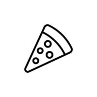 vector de pizza para presentación de icono de símbolo de sitio web