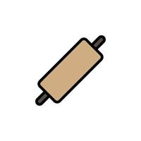 rolling pin vector for website symbol icon presentation