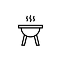 Grill vector for website symbol icon presentation