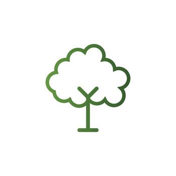 tree vector for website symbol icon presentation