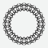 round element.  element for decoration and design frames, cards, menus, backgrounds and monograms. Classic pattern. vintage pattern. vector