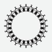 round element.  element for decoration and design frames, cards, menus, backgrounds and monograms. Classic pattern. vintage pattern. vector