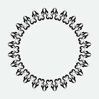 round element.  element for decoration and design frames, cards, menus, backgrounds and monograms. Classic pattern. vintage pattern. vector