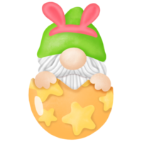 Gnomes Easter Watercolor clipart png