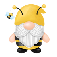 Gnomes Honey Bee watercolor Clipart png