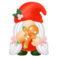 Gnome Weihnachten Aquarell Cliparts, Gnome der frohen Weihnachten png