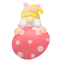 gnomos pascua acuarela clipart png